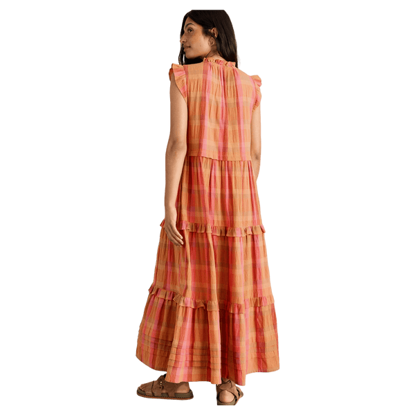 White Stuff Rosie Check Maxi Dress