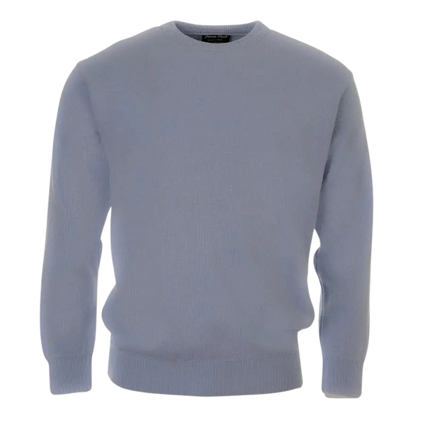 Franco Ponti Crew Neck Pullover in Sky