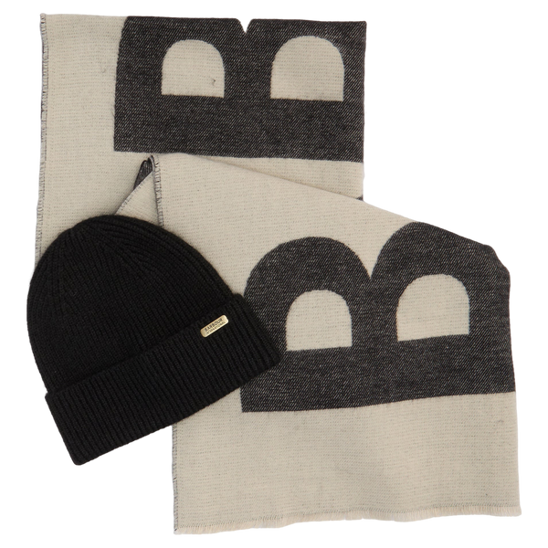 Barbour International B.intl Pendle Beanie & Milla Scarf Gift Set