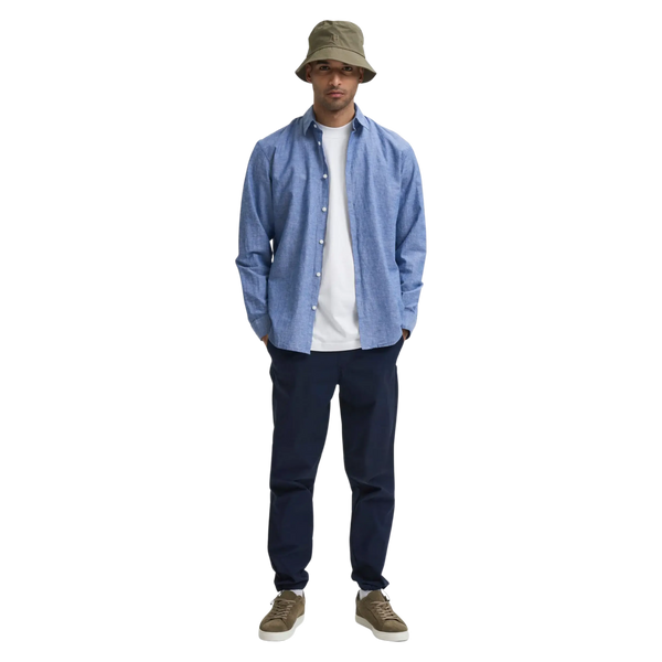 Selected Linen Long Sleeve Shirt for Men