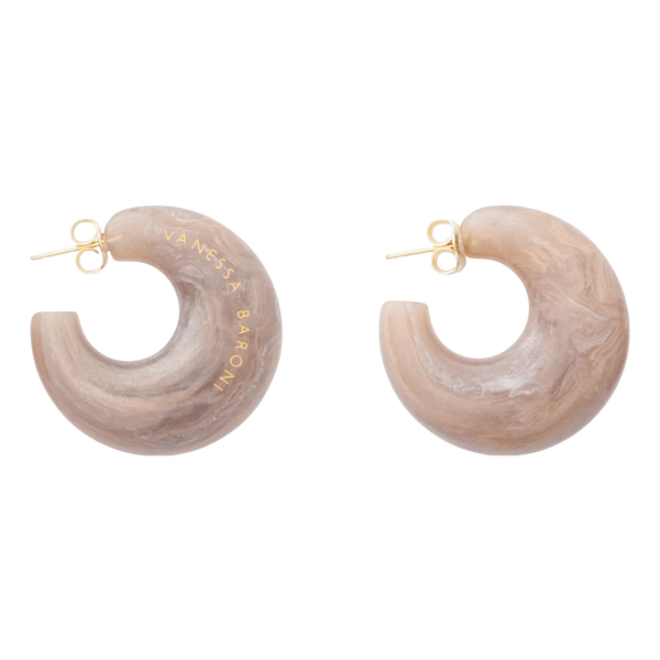 Vanessa Baroni Moon Earrings