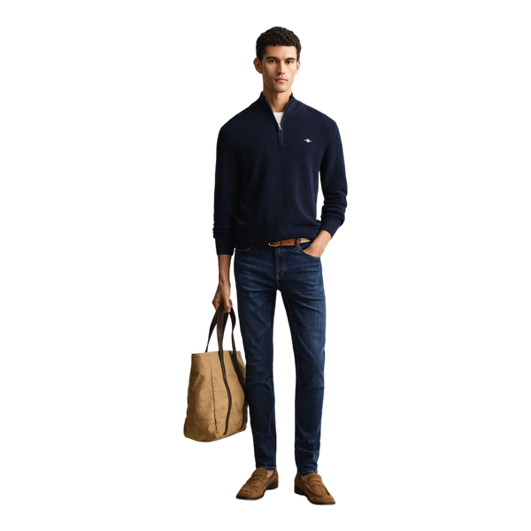 GANT Micro Textured Cotton 1/4 Zip