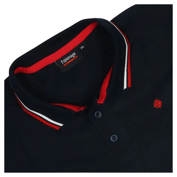 Espionage Plain Polo With Trim
