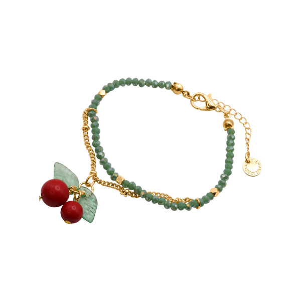 Big Metal London Hortense Small Cherry Beaded Bracelet