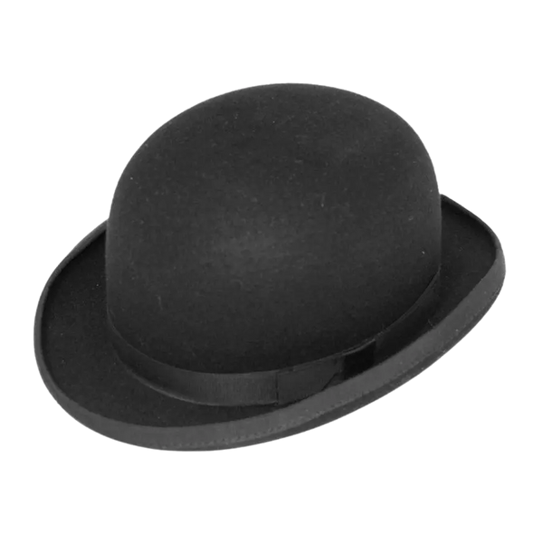 Failsworth Wool Bowler Hat for Men in Black