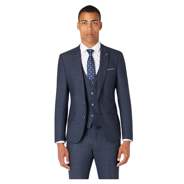 Remus Uomo Birdseye Three Piece Suit for Men