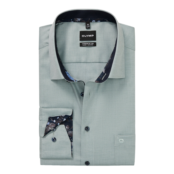 Olymp Plain Textured Shirt