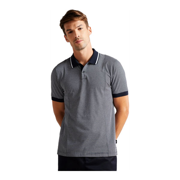 Ted Baker Taigaa Striped Paneled Polo Shirt for Men