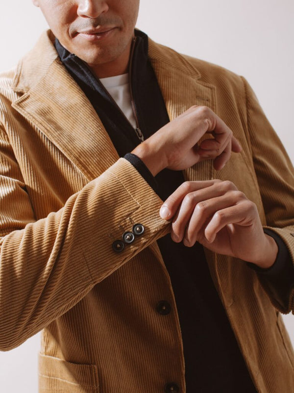 William David Bergholt 3 Button Cord Jacket