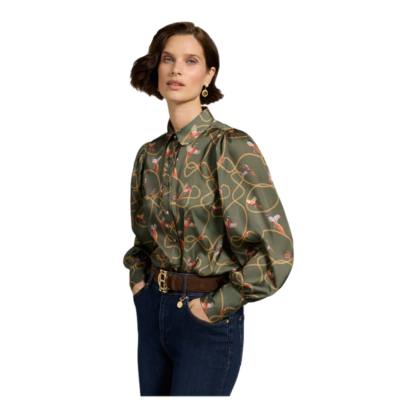 Holland Cooper Isla Satin Shirt