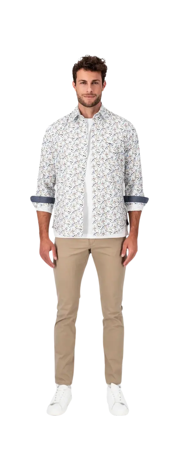 Fynch-Hatton Premium Print Floral Shirt for Men