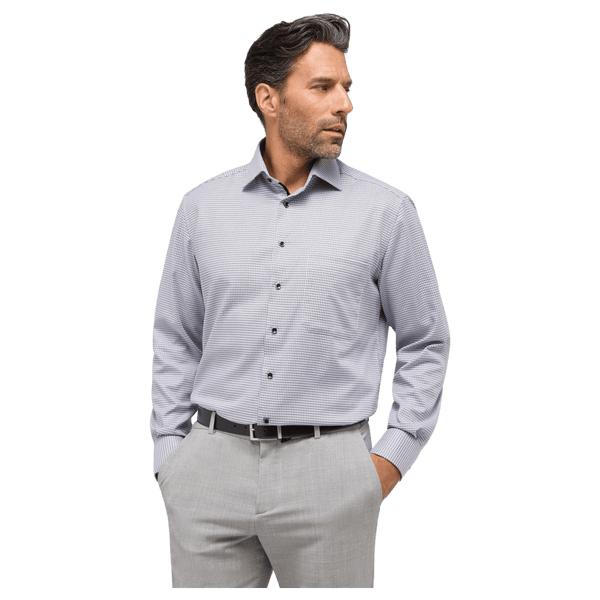 Eterna Long Sleeve Print Formal Shirt for Men