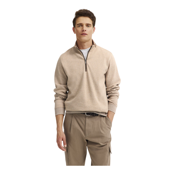 Bugatti 1/4zip Herringbone Sweatshirt