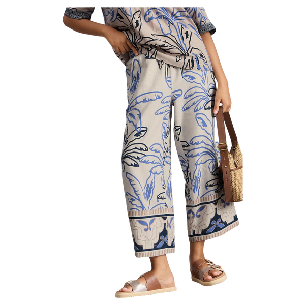 White Stuff Shelly Linen Blend Culotte