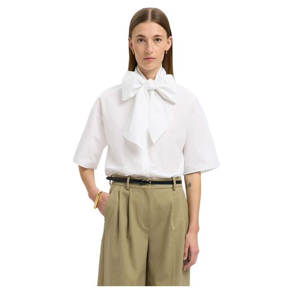Selected Femme Slfaya-juno 2/4 Bow Shirt