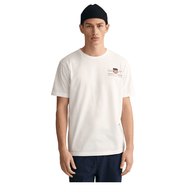 GANT Regular Archive Shield Embroidered Short Sleeve T-Shirt for Men