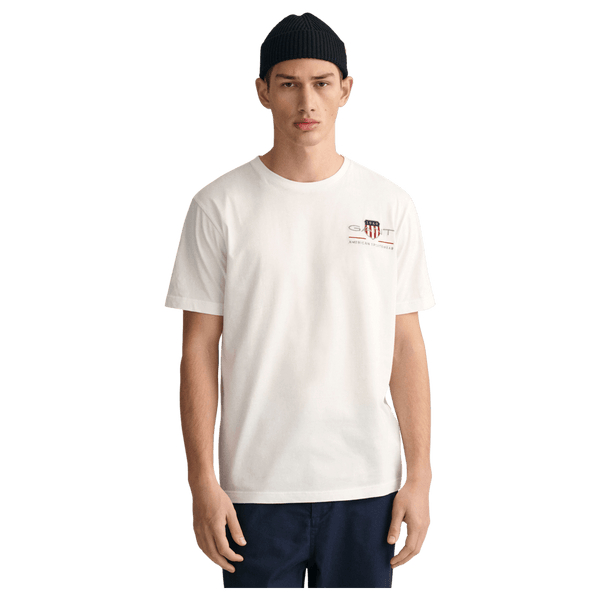 GANT Regular Archive Shield Embroidered Short Sleeve T-Shirt