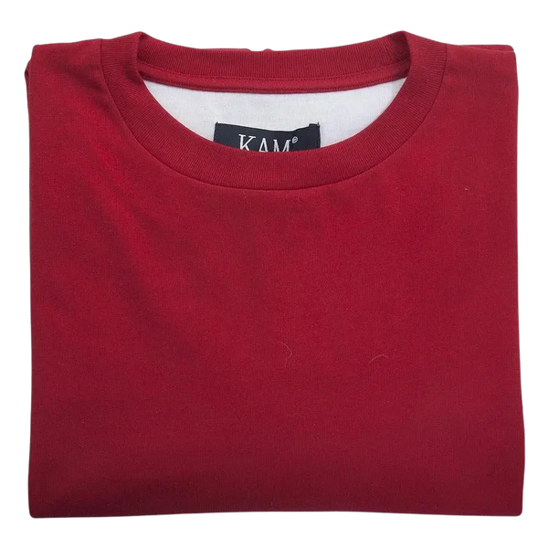 KAM Jeanswear T-Shirt for Men in Red 2XL - 8XL