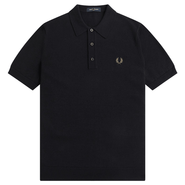 Fred Perry Short Sleeve Knitted Polo Shirt