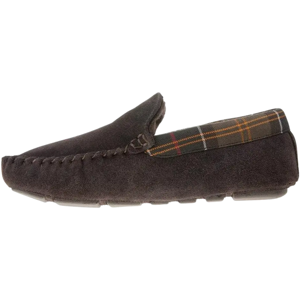 Barbour Monty Slippers in Brown