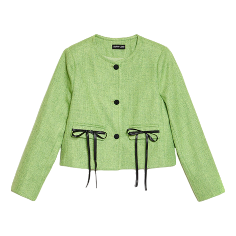 Sister Jane Theatre Tweed Bow Jacket