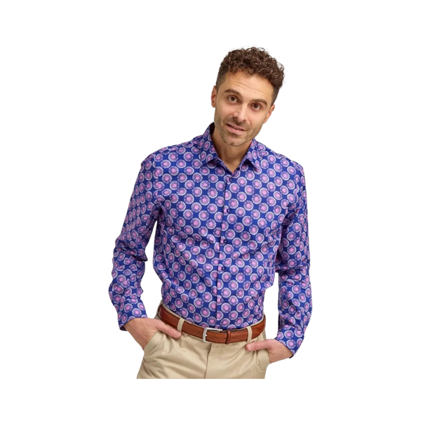 Double Two Bold Print Formal Shirt