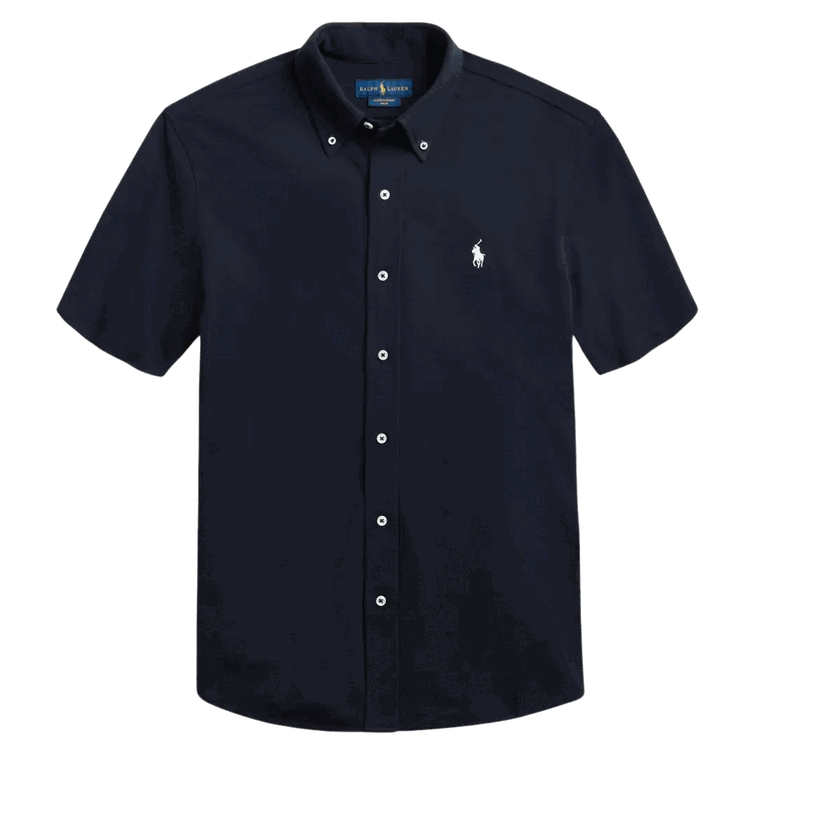 Ralph lauren short sleeve shirt black discount