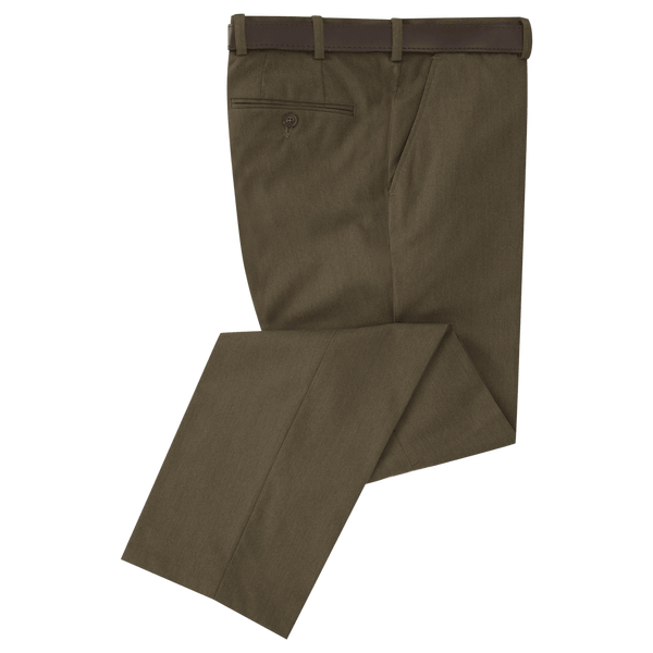 Douglas Sanvito Travel Waist Trousers in Dark Fawn