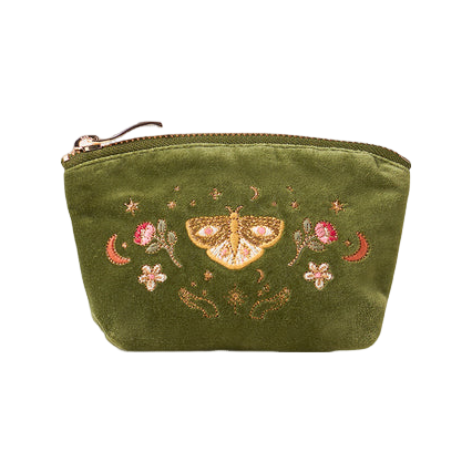 Elizabeth Scarlett Midnight Mysticism Velvet Coin Purse