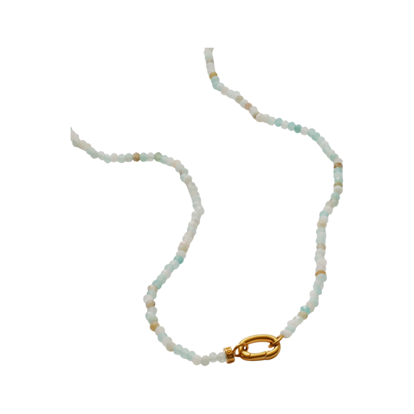 Katie Loxton Amazonite Waterproof Gold Necklace