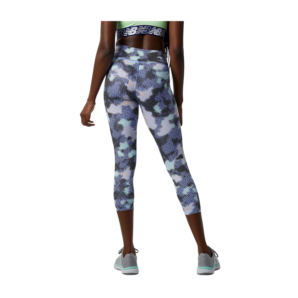 New Balance Printed Accelerate Capri Running Tights for Women