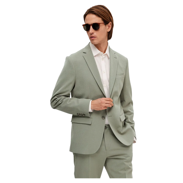 Selected Slim fit Corby Seersucker Blazer for Men