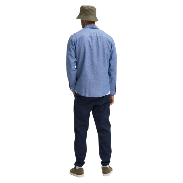 Selected Linen Long Sleeve Shirt for Men