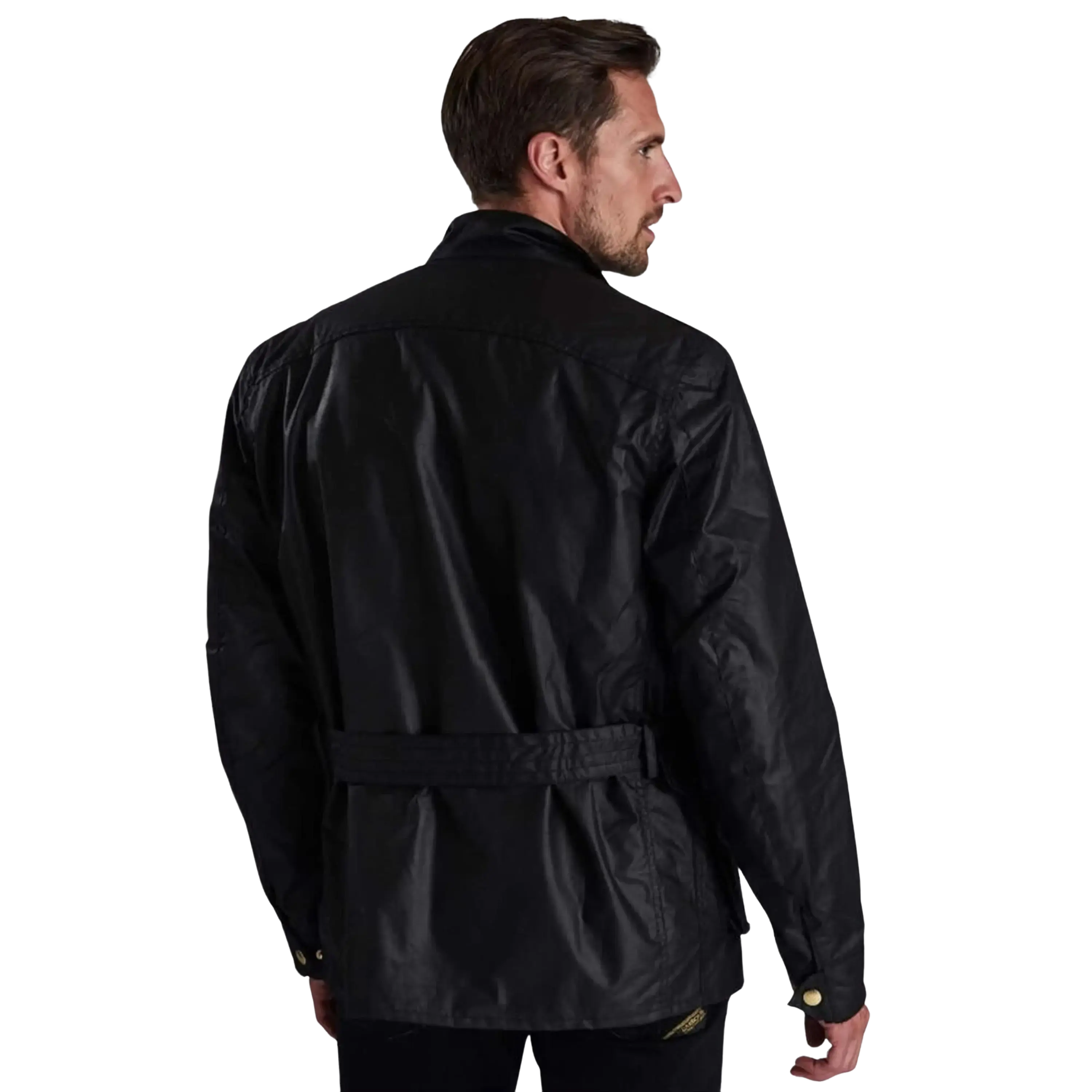 Barbour thomas 2025 leather jacket