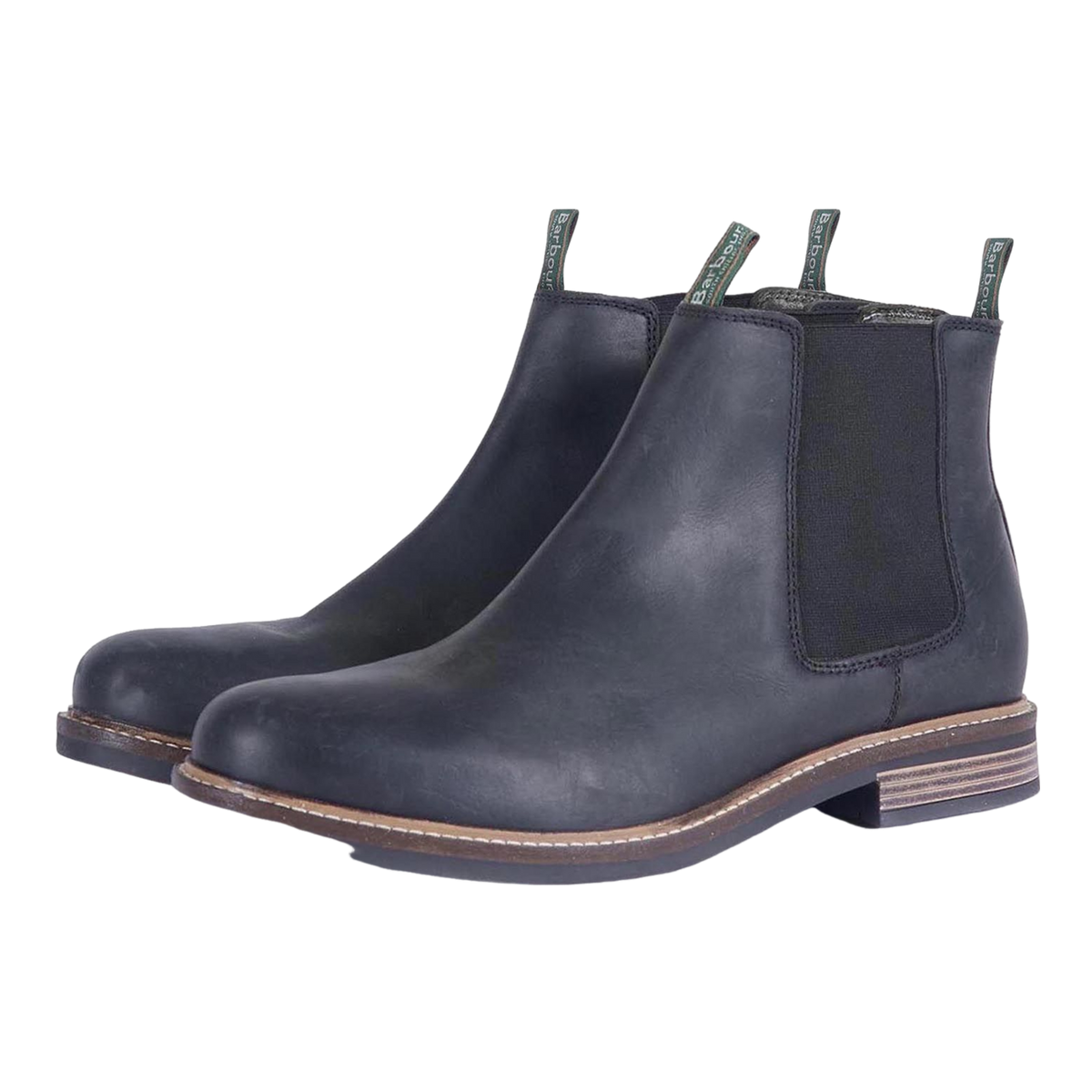Barbour farsley leather chelsea boots in black sales
