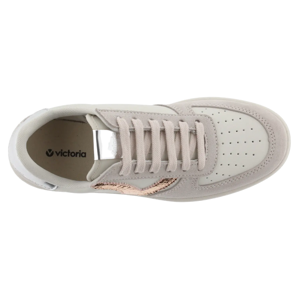 Victoria Madrid Metal & Split Leather Trainers for Women