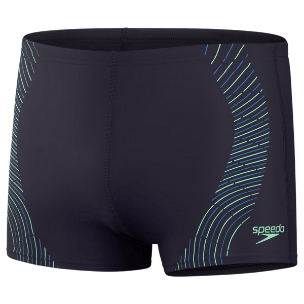 Speedo Duo Logo Print Aqua Shorts