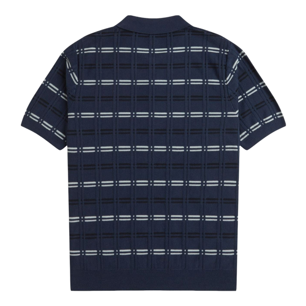 Fred Perry Rib Knitted Polo Shirt