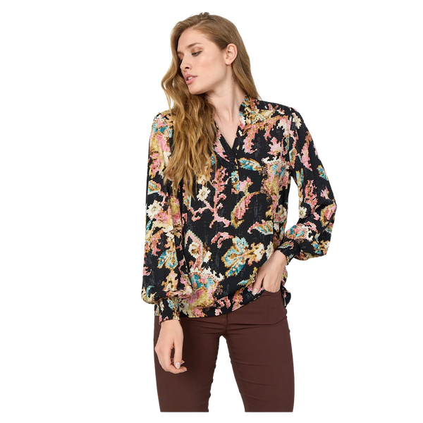 Soya Concept Takari Floral Print Blouse for Women