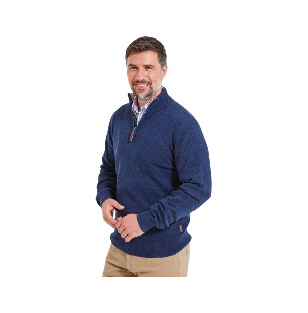 Schöffel Lambswool 1/4 Zip Jumper for Men