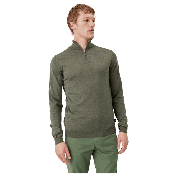 Oliver Sweeney Curragh 1/4 Zip Neck Merino Jumper