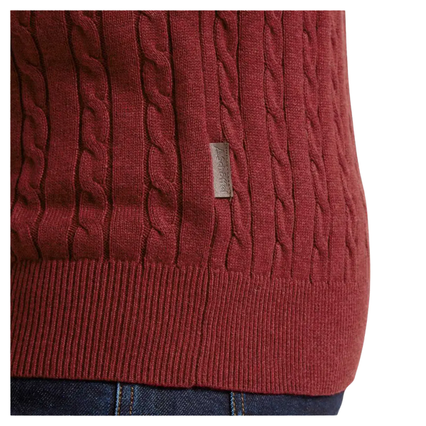Schöffel Cotton Cashmere Cable 1/4 Zip Jumper