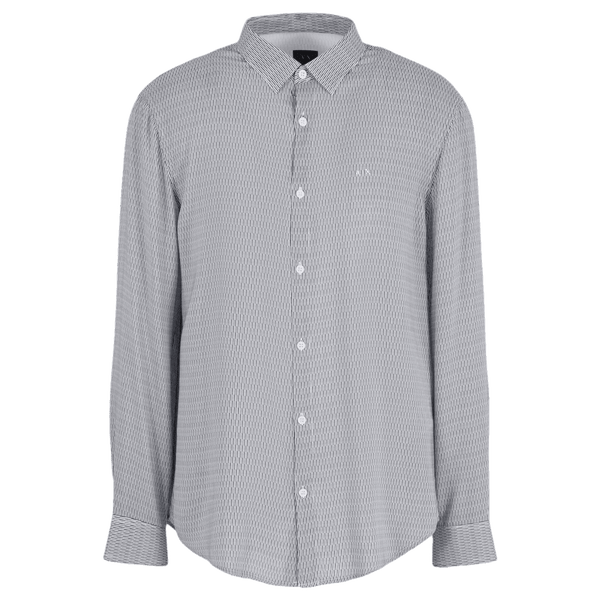 Armani Exchange Long Sleeve Pattern Shirt for Men