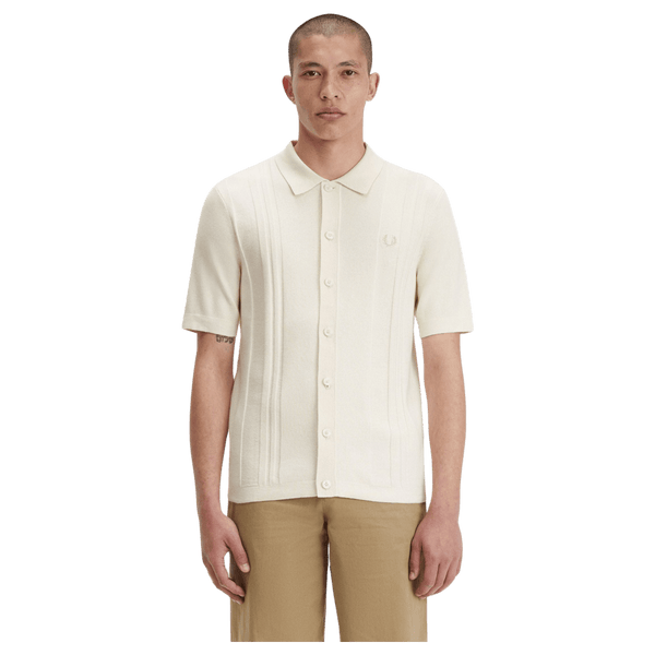 Fred Perry Button Through Knitted Shirt