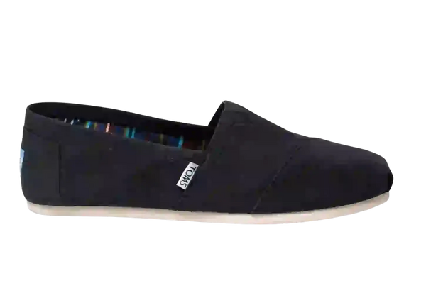 Toms Alpargata Slip-On Shoes in Black