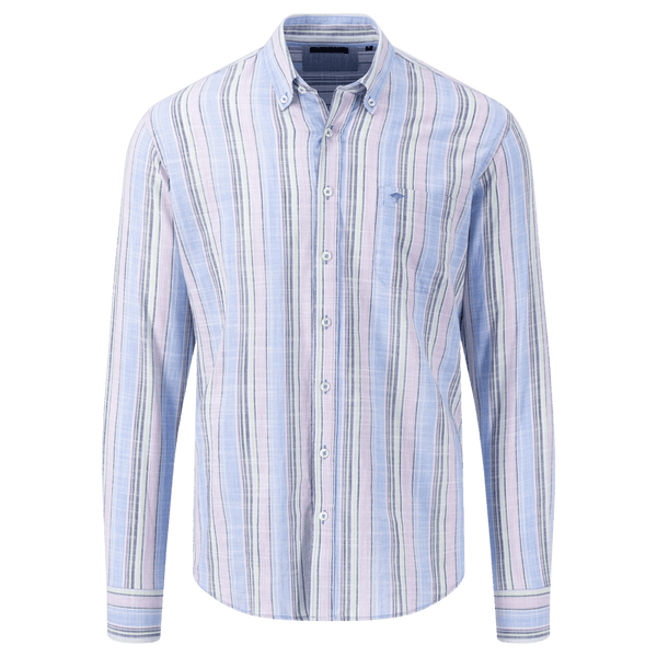 Fynch-Hatton Sporty Slub Long Sleeve Shirt
