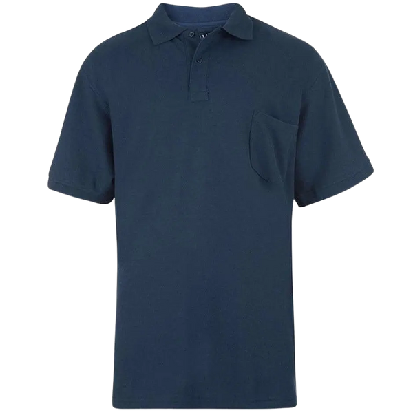 KAM Jeanswear Plain Polo Shirt in Denim 2 XL - 8 XL