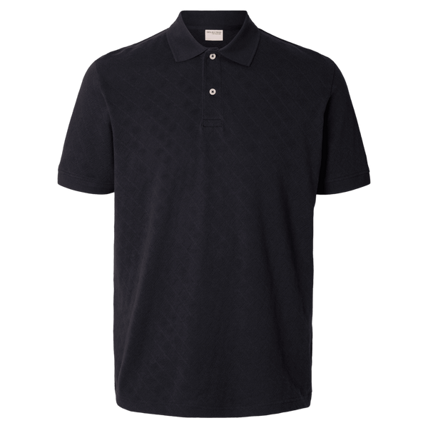 Selected Paul Short Sleeve Jacquard Polo