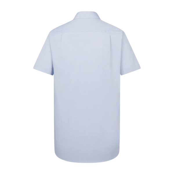 Seidensticker Short Sleeve Poplin Regular Fit Shirt for Men in Sky