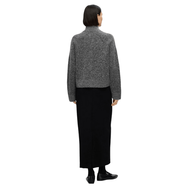 Selected Femme Sia Ras Knitted Zipper Cardigan